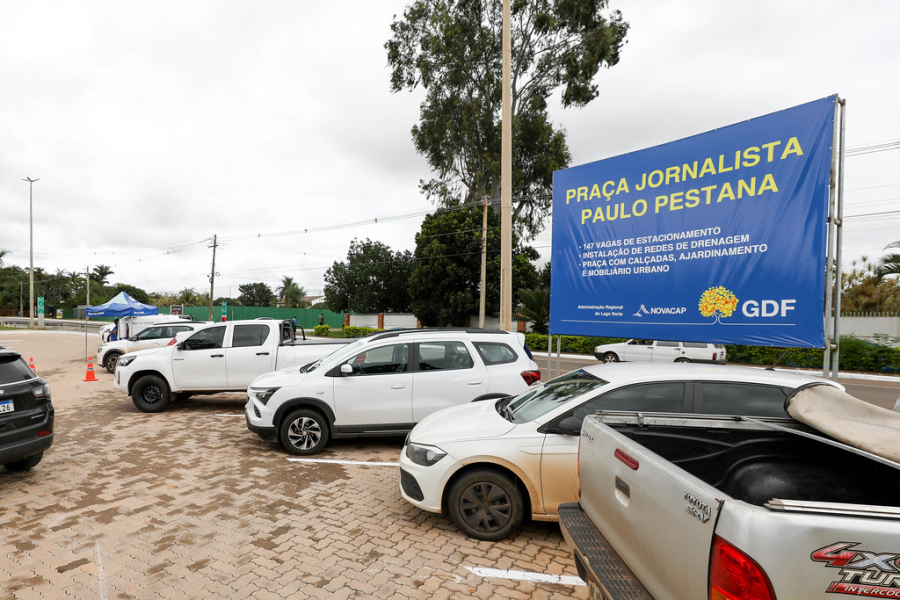 Lago Norte ganha Praça Paulo Pestana e celebra legado do jornalismo em Brasília