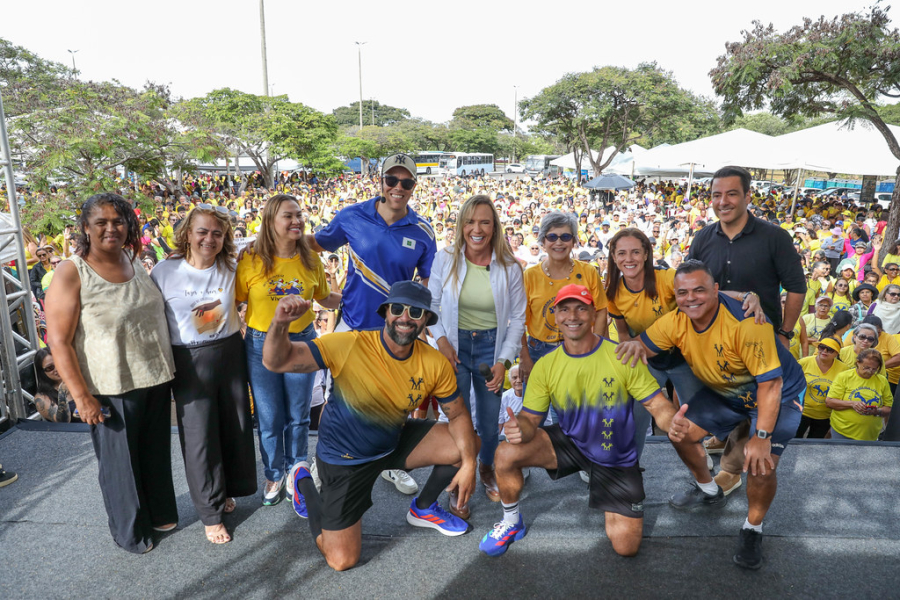 Parque da Cidade reúne 1,5 mil pessoas em evento de ginástica e bem-estar no DF