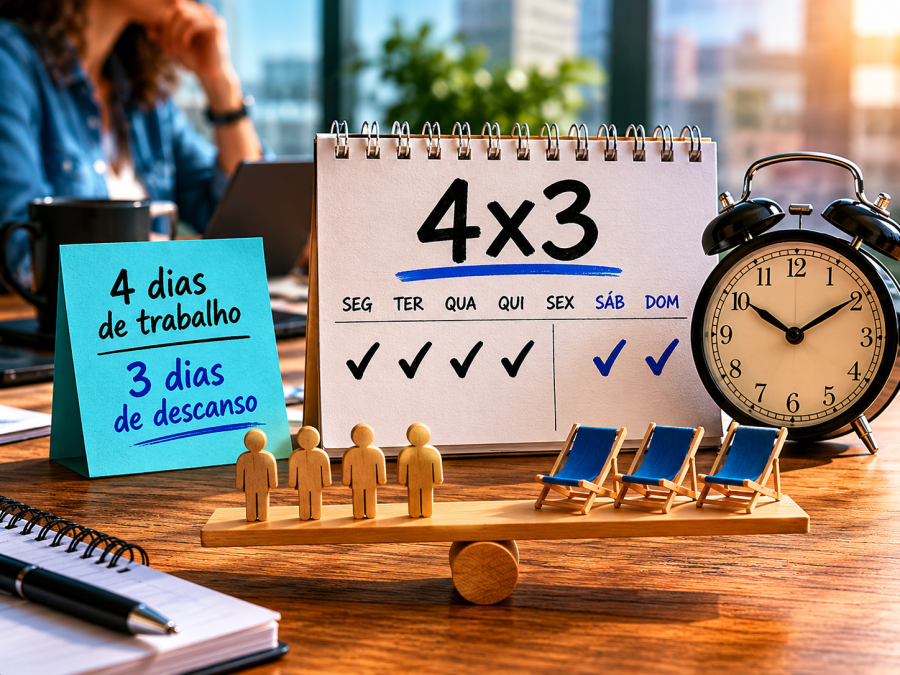 A escala 4x3 é o futuro do trabalho ou uma promessa difícil de cumprir?
