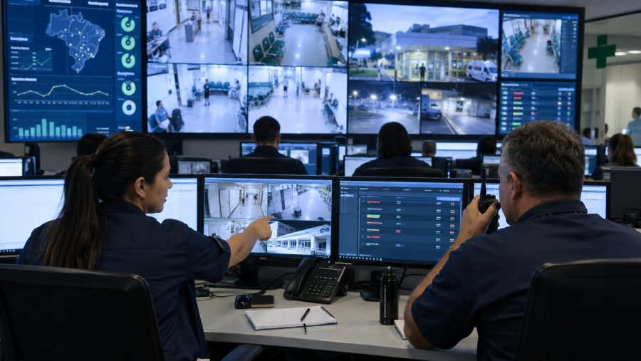 Central monitora hospitais e UPAs do Distrito Federal 24 horas por dia