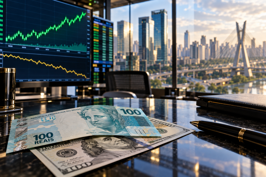 Ibovespa bate recorde e dólar fecha a R$ 5 após resultado do primeiro turno